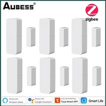 문열림센서 동체 감지기 aubess tuya zigbee door sensor contact open sensor for smart home 자동화 앱 remote, 6개 센서