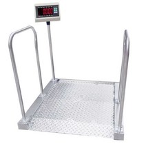 병원 휠체어 전용 체중계 스케일 전자저울 건강검진 장애인 특수 무게 측정기 요양, 표준 탄소강