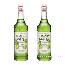 모닌 그린애플 시럽 1L 2개묶음, 단품