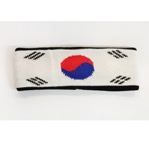 레어코드 나라별 국기 남녀공용 헤어밴드(태극기 유니온잭 등)
