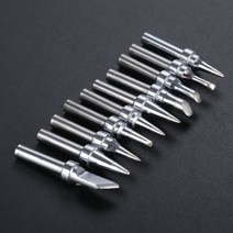 10 개/대 31mm 200M-T 시리즈 고주파 납땜 스테이션 인두 팁 203/204 Hakko Atten, 한개옵션0