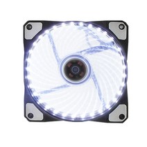 120MM PC 컴퓨터 화이트 33 LED 쿨러 저소음 냉각 팬