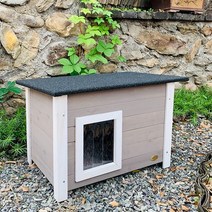 고양이 집 애완 길냥이 길고양이 보호 길냥이겨울집 난방 2층 급식소 길고양이겨울집 단단한, 01_M-미디엄