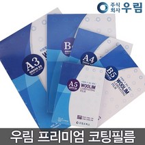 라미네이팅 기계코팅필름 문서 사진코팅 오피스 코팅용지, 1세트, B5(80MICX190X265)100매