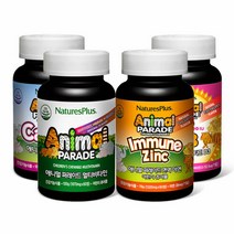 애니멀퍼레이드 4종 (멀티비타민 칼슘 아연 비타민D)