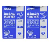GNM자연의품격 콘드로이친 상어연골 1000mg 60정 2박스 2개월분, 2개