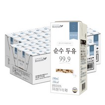 순수두유 99.9 190ml 24팩 x 2박스(총 48팩)/국산콩100%