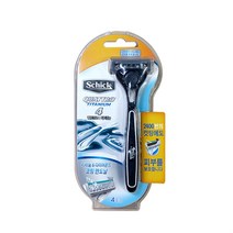 쉬크 쿼트로 티타늄면도기 4중날면도기 면도기 면도날 4중날 고급면도기 휴대용면도기, [_상품선택_]