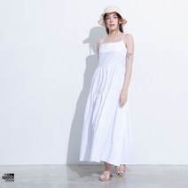 캉캉 나시 롱 원피스 (아이보리)