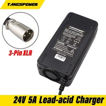 무선충전기 휴대폰 28.8V 휠체어 골프 카트에 24V 5A 리드 산 성 배터리 충전기 3 핀 XLR 커넥터와, EU
