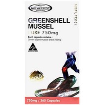 마더네스트 초록홍합 7500mg 365정 MOTHERNEST GREENSHELL MUSSEL PURE 750mg 365caps, 1개