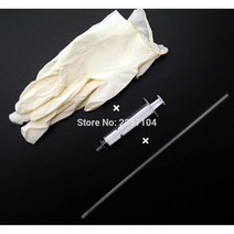 강아지약먹이기 1set 송곳니 개 염소 양 새 인공 수정 ai 품종 사료 새끼용 키드 키트 카테터 9 인치 막대 + +, 장갑 튜브 주사기