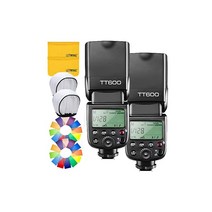 GODOX 정규 대리점/일본어 설명서 첨부 GODOX Thinklite TT600 플래시 스피드 라이트 스트로보 내장 2.4G 무선 트리거 시스템 1/8000S 고속 싱크로 Canon Nikon Pentax Olympus DSLR 카메라 지원 2 개들이 제품
