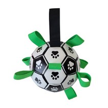 [오너클랜] 우쭈쭈 터그 축구공 강아지 장난감 훈련 공 원반 생활, 상세 설명 참조, 단일