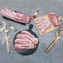 초록한돈 친환경 무항생제 돼지고기 삼겹살 2kg (500g 4팩), 1개, 구이용 2kg