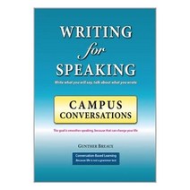 유니오니아시아 Writing for Speaking Campus Conversations Conversation Based Learning, One color | One Size, 9791188562060