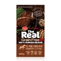 하림펫푸드 어덜트 더리얼 그레인프리 오븐베이크드 강아지사료, 소, 200g, 1개