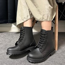 남여공용 워커 미들 패션 레인부츠 zn1038