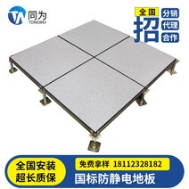악세스플로어 ACCESSFLOOR 국가 표준 모든 강철 정전기 방지 PVC 바닥 높은 오버헤드 제기 세라믹 표면 컴퓨터실 정적 600*600, 600 600 35mm GB 0607HPL