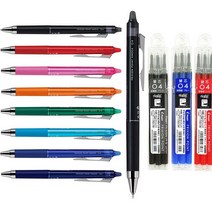 파이롯트 지워지는 펜 프릭션볼 노크 0.4mm 프릭션 포인트/리필, 프릭션노크 1본입 리필, 0.4 1본입리필-그린