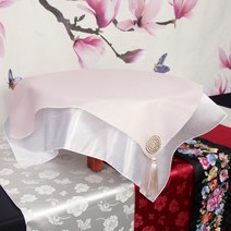원형상보자기세트 7번 돌상테이블보 전통테이블보, 원형상보자기세트07번(연분홍)