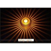 모던 LED 다운라이트 오목한 스팟 천장 램프 표면 장착 다채로운 스포트 라이트 거실 복도 바 KTV 파티용, Yellow, Recessed in, 1개