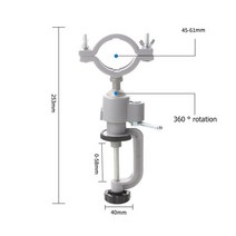 탁상 드릴 조정 가능한 테이블 바이스 벤치 바이스 알루미늄 합금 회전 범용 바이스 정밀, 45mm  61mm, 45mm to 61mm