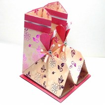 [종이종이]종이접기패키지 연필꽂이 수납통 장화 만들기세트, 1인용