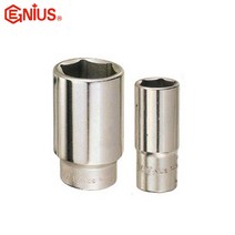 지니어스/6각 12각 롱 핸드소켓/복스알/1/2(12.7mm), 12각 규격35mm