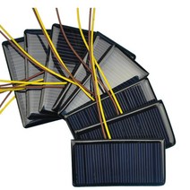전선부착 학교 실험용 태양전지판 60mA 5V 20개 탐구 과학 태양열 관찰