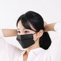 아이리스 3중 필터 블랙 플리츠 마스크 PN-40PB