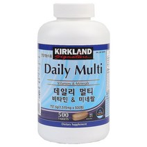 커클랜드시그니춰 데일리 멀티비타민 & 미네랄, 1개, 757.5g