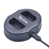 Tectra NB-2L NB-2LH 2-Port USB Dual Charger for Canon EOS 400D S80 S70 S50 S60 350D G7 G9 Kiss N, 5V USB