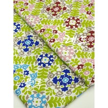 린넨 캔버스 옥스포드천 만다라2종 수예원단, 레드