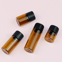 다올마켓 드롭퍼공병 아로마 에센스 오일공병 1ml 2ml 3ml 5ml 갈색 유리공병, 1개