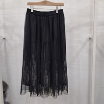 샤트렌 쉬폰롱스커트HCBSSK101BK8