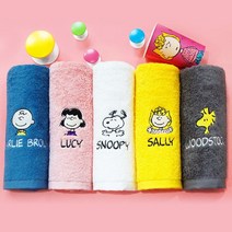 송월타올 스누피 피너츠 40수 180g 5매 선물세트, 없음, 골고루