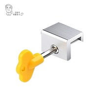 샤시 도어락 창문 잠금장치 도어스토퍼 열림방지 김용석생활연구소, 1구 단품