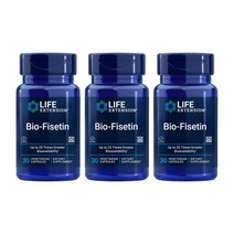 3개 바이오 피세틴 갈락토만난 레시틴 30 베지캡슐 Life Extension, 30개입