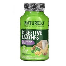 NATURELO Amylase 아밀레이스 Protease 단백질분해 Glucoamylase 말테이스 Bromelain 브로멜라인 효소 Enzymes 90 식물성 캡슐