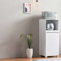 이케아 광폭 도어형 주방 수납장 전자렌지대 그릇정리 다용도수납장, 그레이