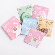 일회용 수면 안대 5pcs 스팀 온열 아이 마스크 아이 패치 자가발열 눈 피로 완화 다크 서클 개선, 애완 동물