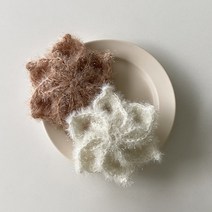 [울클럽]별꽃 수세미 뜨개 키트 DIY 왕초보 고급수세미실 두겹 도톰한 수세미(동영상), 131 살구핑크