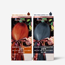 헤드스파7 살롱 컬러마스터 결염색 2개 5종 색상선택 990534, 다크브라운 1개+1개
