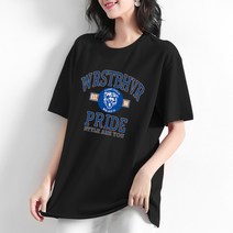 [오늘발송] 스타일아유 레터링 면100% 오버핏 여성용 롱티 자체제작 반팔티 빅사이즈 반팔 티셔츠 4color[AYG6TS433A]