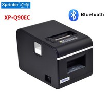우드락 폼보드 열선 커팅기Xprprinter 자동 커터 주방 영수증 열전 사 프린터 5mm 급속 인쇄 대용량 XP- Q0, 03 USB and Bluetooth_04 영국 플러그