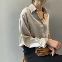 플랑새틴셔츠블라우스
