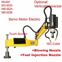 M3-M20-M36 전기 태핑 기계 서보 모터 태퍼 드릴링 척 암 전동 공구 스레딩, 6.M6-M36 blow spray