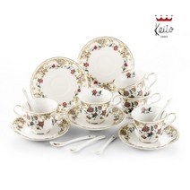 게이또 임페리얼 5인조 커피잔세트 15p, 1세트, 상세 설명 참조