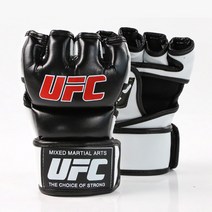 UFC MMA 복싱 글러브 킥복싱 스파링 훈련장비, 블랙&화이트